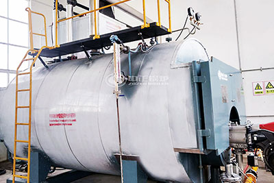 gas oil fired boiler site