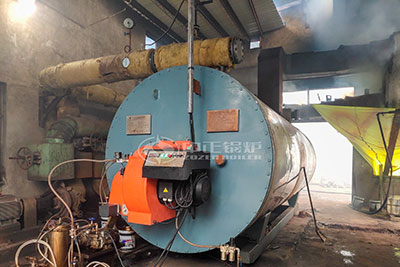 gas-fired thermal-oil boiler site