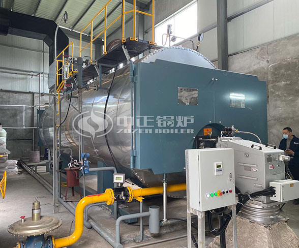 1.6 Gcal diesel fired hot water boiler