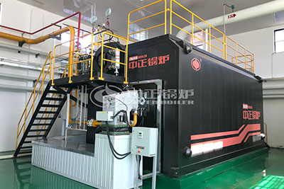 SZS gas and oil fired boiler