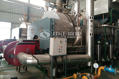 6 tph light oil fired boiler