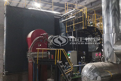 SZS gas fired steam boiler