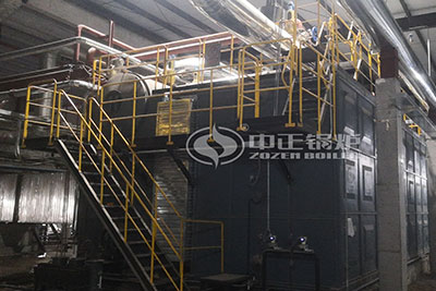 gas fired water tube boiler