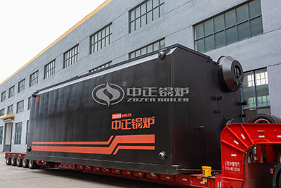 shipment of SZS gas fired steam boiler