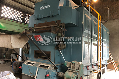 dzl series chain grate coal fired boiler