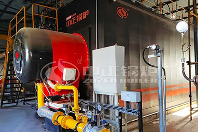 Gas steam boiler scene of Ningxia Pantai Energy Project