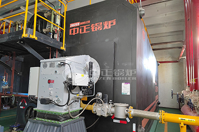 water tube boiler in food factory