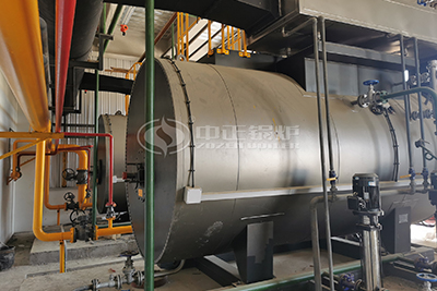 oil gas fuel fire tube boiler