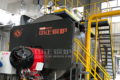 oil gas fired condensing steam boiler