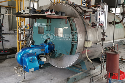 1 ton light oil fired steam boiler