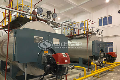 wns horizontal condensing oil boiler